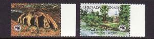 Grenada Grenadines-Sc#616-17-unused NH set-Ausipex-1984-