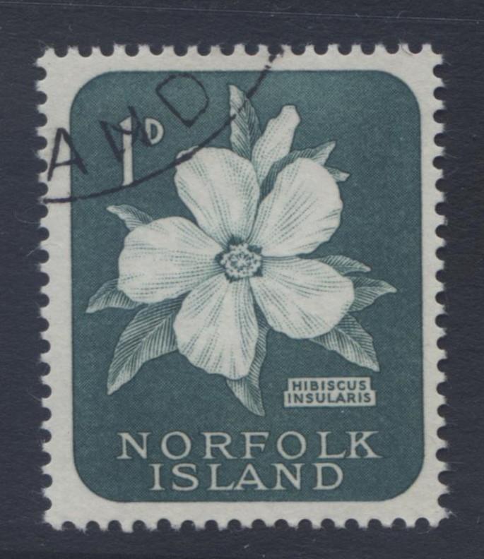 Norfolk Is - Scott 29 - Definitives -1960 - CTO - Single 1d Stamp1