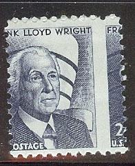 #1280 FL Wright 2c Misperf Vertically Mint Never Hinged