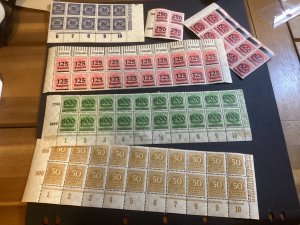 ICOLLECTZONE Germany Lot 5 Inflation Multiples XF NH (ACOL704)