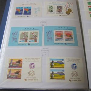 Korea Souvenir Sheets 1960-2009 440 (74 pages) all different MNH CV$2,082