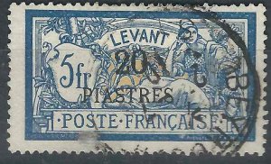 France  Off Turkey  38 Y&T 23 Used Beirut Cancel F/VF 1902 SCV $6.00