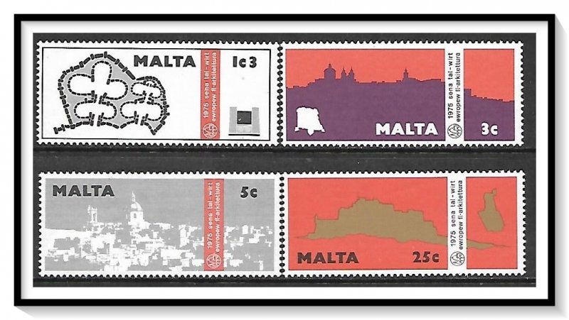 Malta #497-500 Architectural Heritage Set MNH