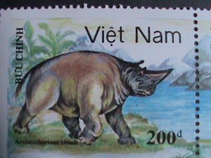 VIETNAM-1991 SC#2293 PREHISTORY ANIMALS MNH BLOCK SET-VF-WE SHIP TO WORLD WIDE