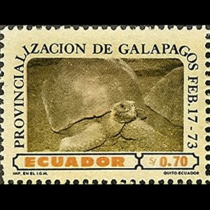 ECUADOR 1973 - Scott# 874 Giant Tortoise 70c NH