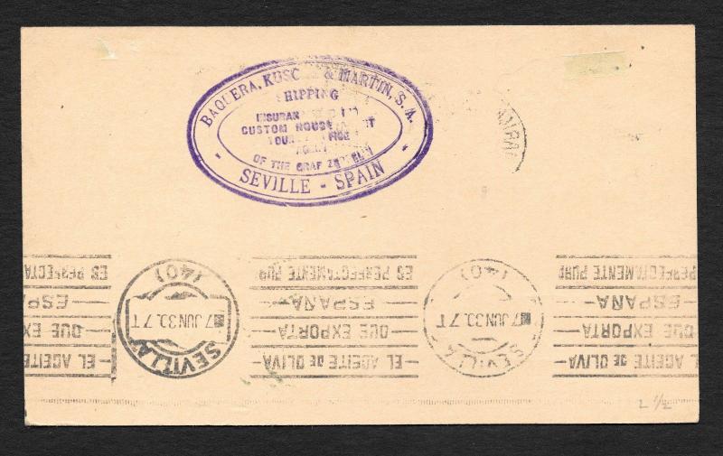 WCstamps: U.S. Scott #C13 / $175 - 65c Zeppelin On Flight Card / Cover, VF