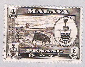 Malaya Penang 58 Used State Crest (BP23126)