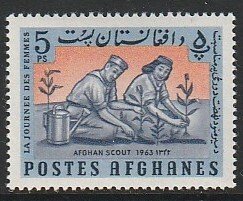 1964 Afghanistan - Sc 668C - MH VF - 1 single - Scouts