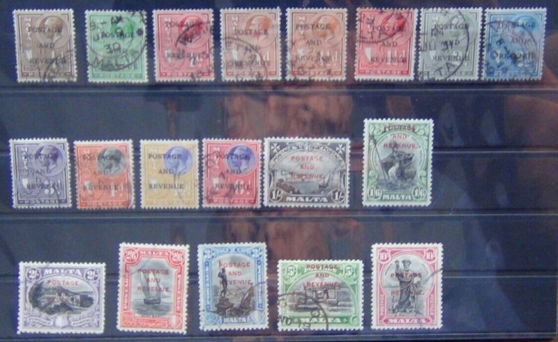Malta 1928 set to 10s Used