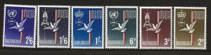 MALTA SC# 303-8  FVF/MOG 1964