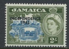 Jamaica  SG 189a  - Mint light trace of hinge  -  see scan and details