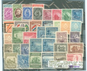 Paraguay #378-413  Single (Complete Set)