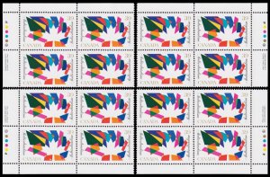 Canada Scott 1270 Plate Blocks, All Four Corners (1990) Mint NH VF M