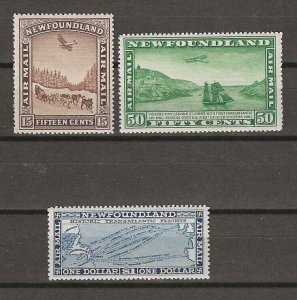 NEWFOUNDLAND 1931 SG 192/4 MNH Cat £85