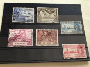 Grenada Universal Postal Union 1949 used stamps A12614