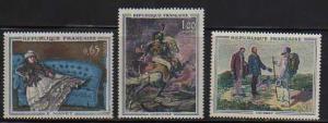 France MNH sc# 1049-1051 Art Horse 2014CV $10.25