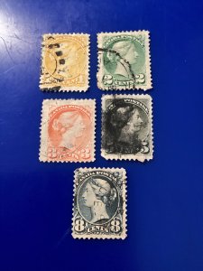 Scott 35-38,44 Canada