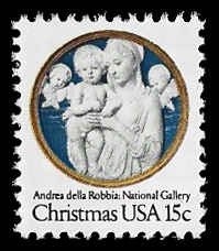 PCBstamps   US #1768 15c Christmas - Madonna, 1978, MNH, (4)