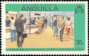 Anguilla #371a-374a, Complete Set(4), 1980, Stamp Show, Never Hinged