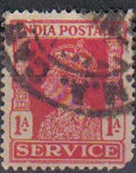 INDIA, 1939, used 1a. King George VI