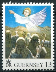 Guernsey  Sc#583d MNH, 13p multi, Christmas 1996: Scenes depicting the Christ...