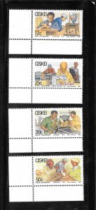 South Africa Ciskei #81-84 MNH 1986 Small Businesses (my2)