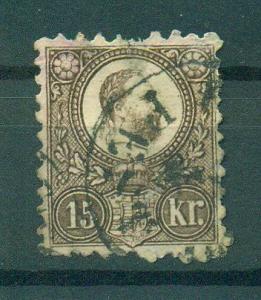 Hungary sc# 11 used (thin) cat value $15.00