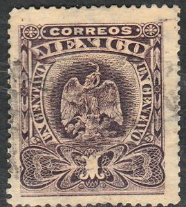 MEXICO 304 1cent EAGLE COAT OF ARMS. USED. (201)