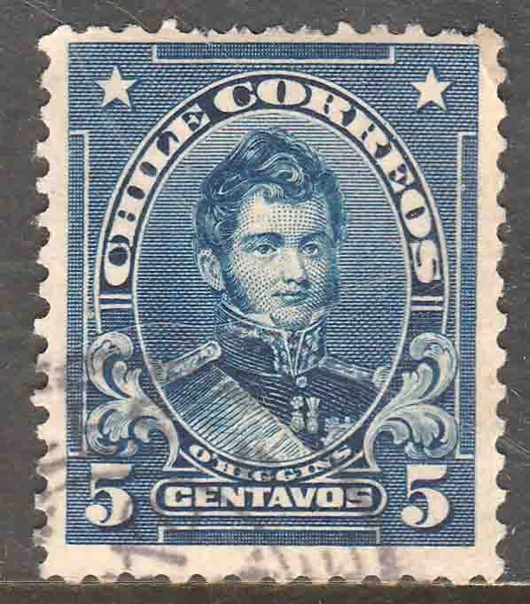 Chile 101, 5¢ BERNARDO O Higgins. Used.VF  (554)