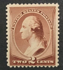 MOMEN: US #210 MINT OG NH POST OFFICE FRESH #30973-22