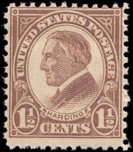 Scott  633 Harding  MNH