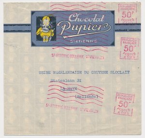 Illustrated meter cover France Chocolate - Pupier
