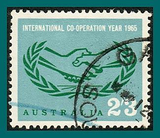 Australia 1965 Co-operation Year, used #392,SG380