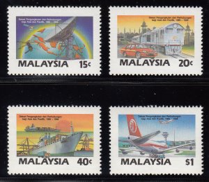 Malaysia Scott #364-367 MNH