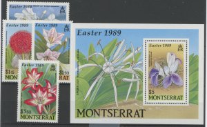 Montserrat #712-716 Unused Souvenir Sheet