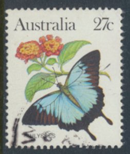 Australia SG 791  Used  SC# 875   Butterfly 1983  see scan 