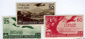 Italy SC C84-C86 Mint F-VF...!!