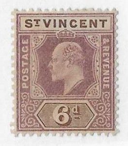 St Vincent  Sc #76 6p  OG VF
