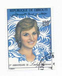 Djibouti 1982  Scott C158 CTO - 21st birthday of Diana