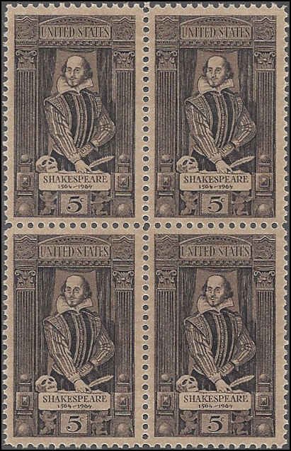 1250 Mint,OG,NH... Block of 4... SCV $1.00