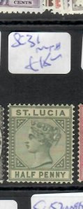 ST LUCIA  (P1806BB)  QV  1/2D   SG 31    MNH 