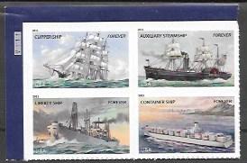 US Ships #4548-51 Plate Block