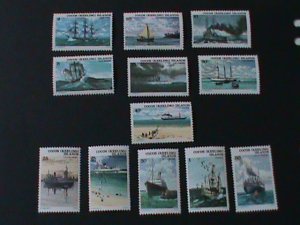 COCOS ISLANDS-1976 SC#20-31-HISTORY OF SHIPS  MNH VF WE SHIP TO WORLDWIDE