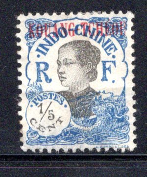 French Offices in Kwangchowan #55, mint hinged