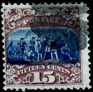 US #119 Type II ~ 15c Bi-Color Grilled Pictorial Issue of...