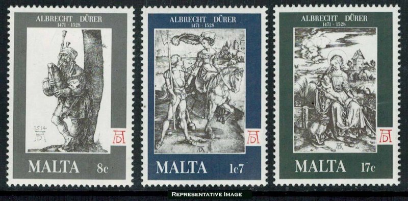 Malta Scott 544-546 Mint never hinged.