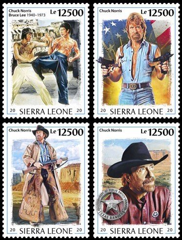 SIERRA LEONE - 2020 - Chris Norris - Perf 4v Set - Mint Never Hinged