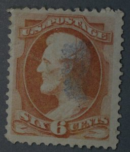 United States #159 6 Cent Lincoln Blue Cancel Used