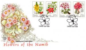 Namibia - 1994 Flowers of the Namib FDC SG 644-647