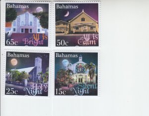 2018 Bahamas Churches (4) (Scott 1483-86) MNH